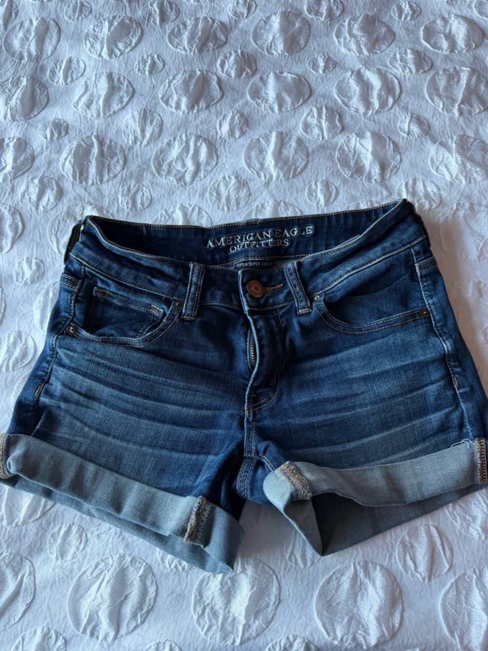 American Eagle Dark Wash Denim Shorts